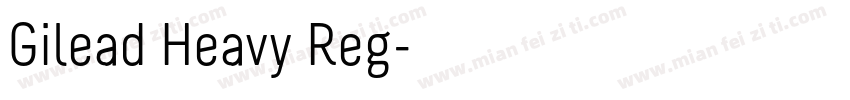 Gilead Heavy Reg字体转换